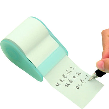 Sticky Note Roll With Plastic Holder