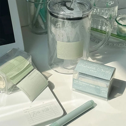 Pull Out Memo Roll Sticker and Sticky Notes