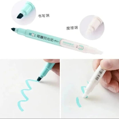 4pcs Pastel Erasable Highlighter Set