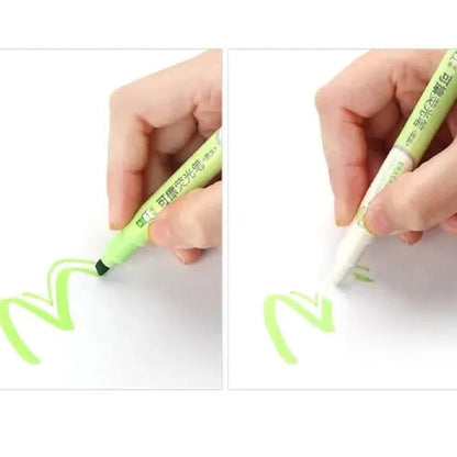4pcs Pastel Erasable Highlighter Set