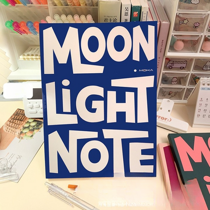 Retro Style Moon Light Notebook Journal