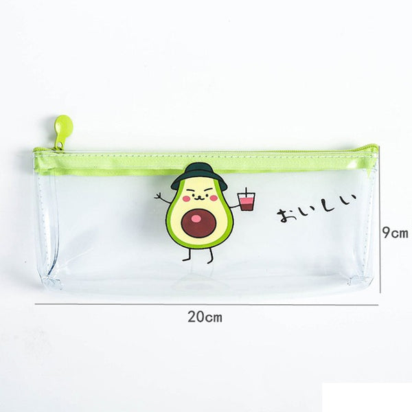 Avocado Series PVC Pencil Case and Pouch