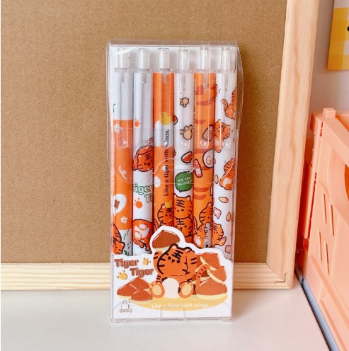 Cute Tiger Series Gel Pen Set