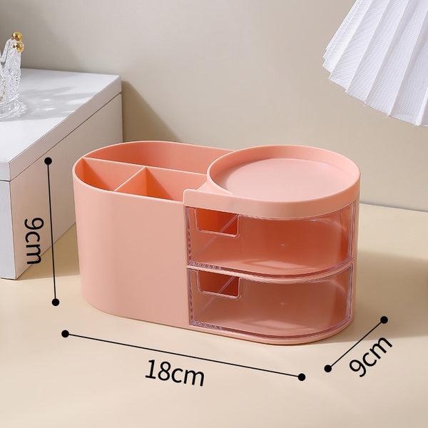 Multiple Compartments Cosmetic and Stationery Storage Box
