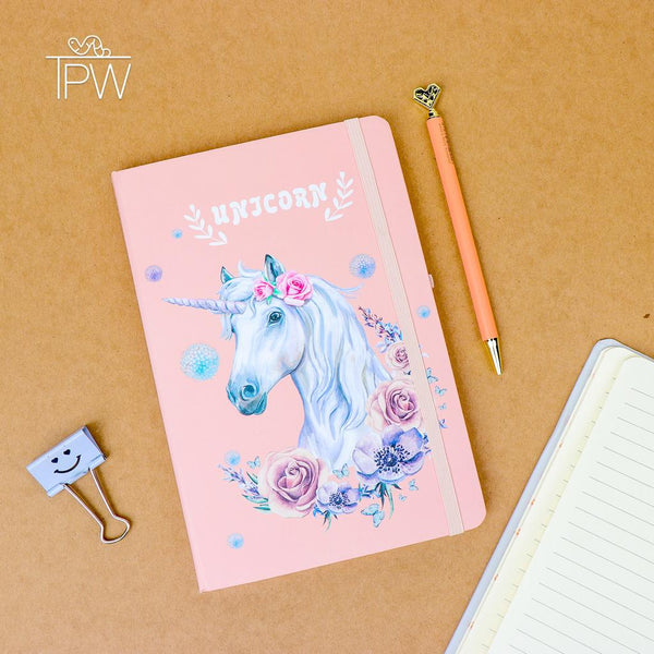 Cute Unicorn A5 Notebook