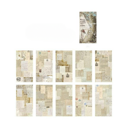 Memory Puzzle Decorative Material Paper Sheets