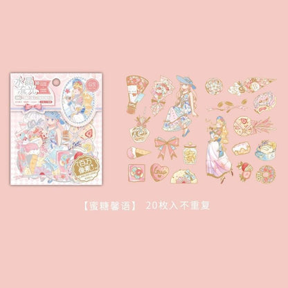 3D Dimensional Cartoon Character Stickers