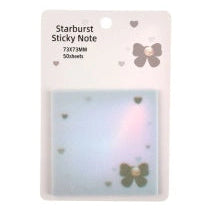 Pastel Starburst Sticky Notes