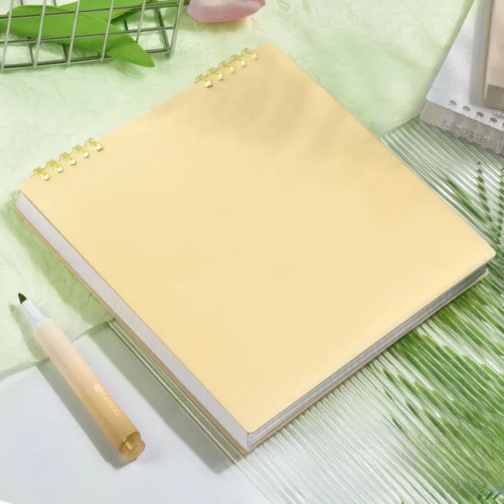 Square Loose Leaf Spiral Notebook