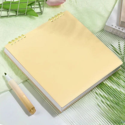 Square Loose Leaf Spiral Notebook