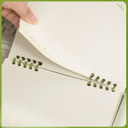 Square Loose Leaf Spiral Notebook