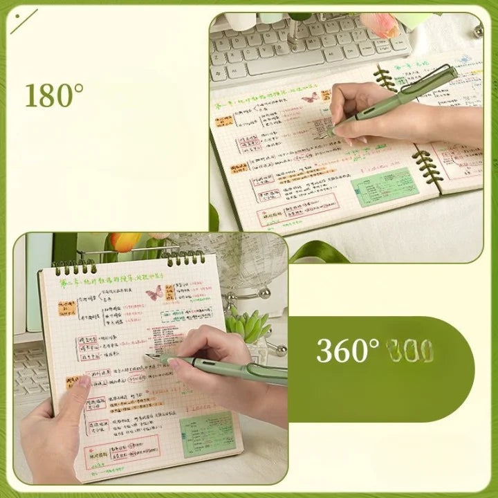 Square Loose Leaf Spiral Notebook