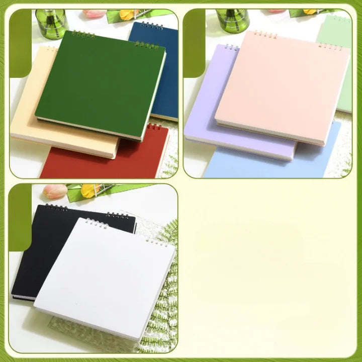 Square Loose Leaf Spiral Notebook