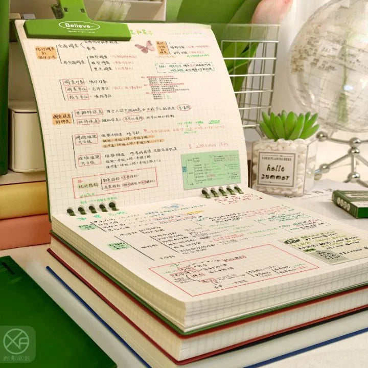 Square Loose Leaf Spiral Notebook