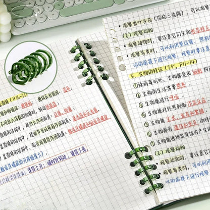 Square Loose Leaf Spiral Notebook