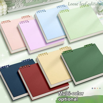 Square Loose Leaf Spiral Notebook