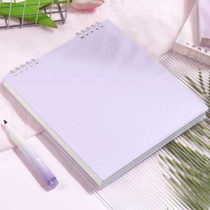 Square Loose Leaf Spiral Notebook