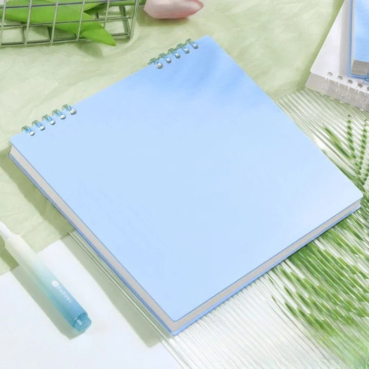 Square Loose Leaf Spiral Notebook