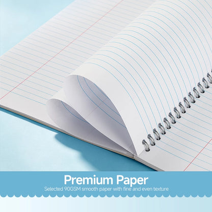 Mead A4 Wideruled Spiral Notebook