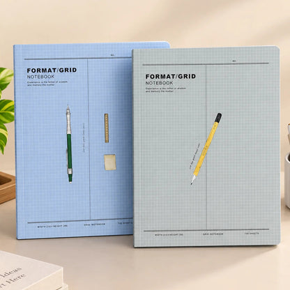 B5 Grid Format Hardcover Binder