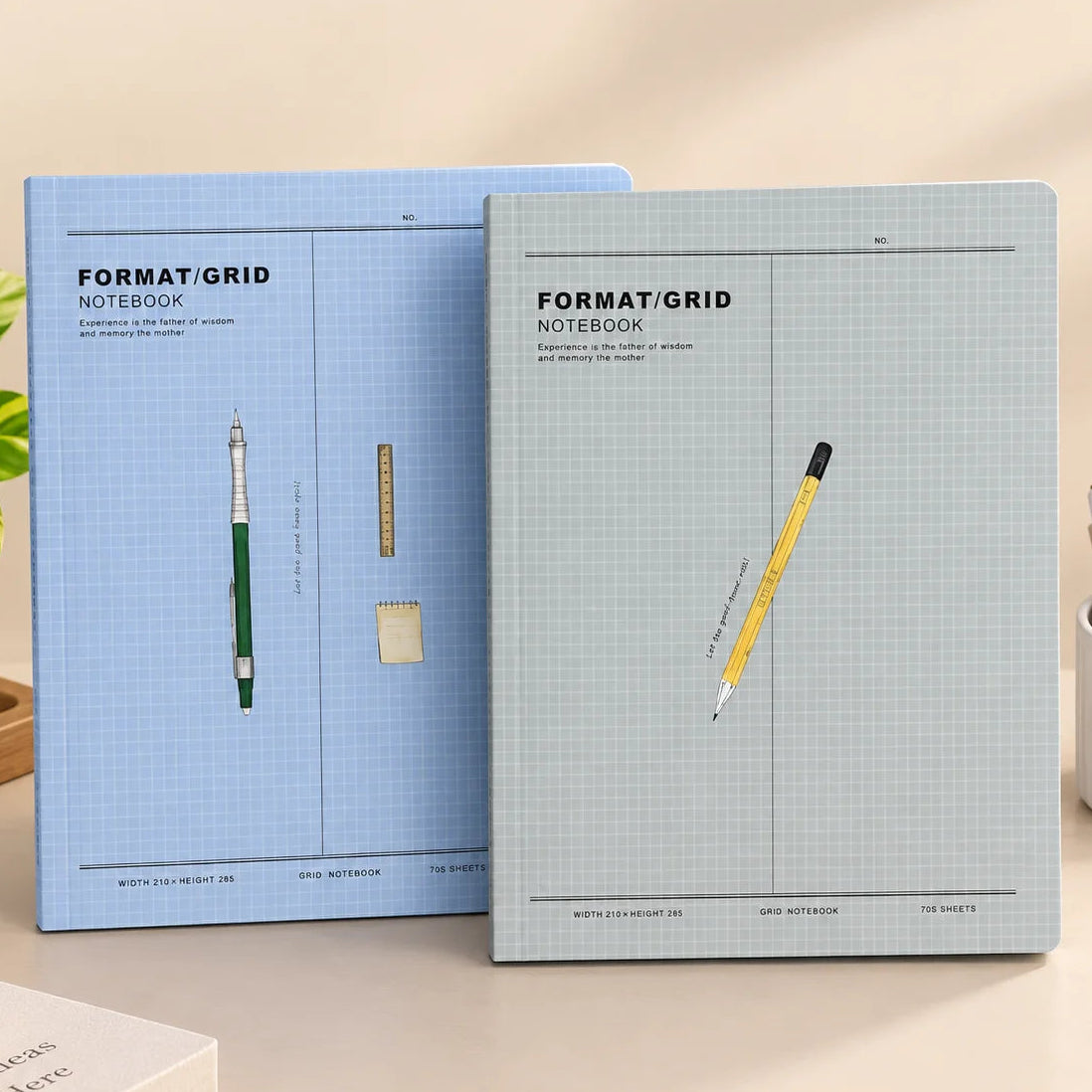 B5 Grid Format Hardcover Binder