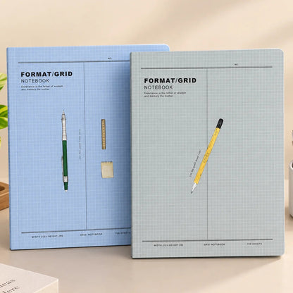 B5 Grid Format Hardcover Binder