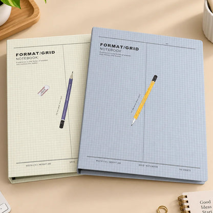 B5 Grid Format Hardcover Binder
