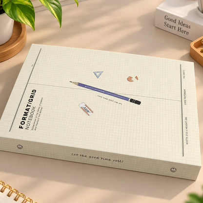 B5 Grid Format Hardcover Binder