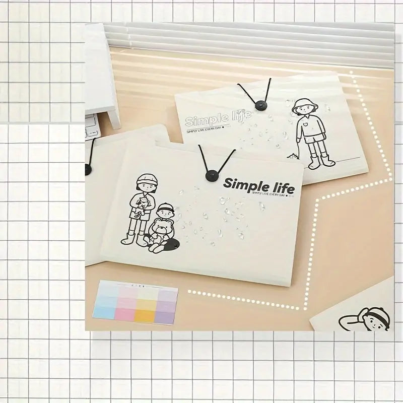 A4 Large Capacity Multi-Layer File Folder