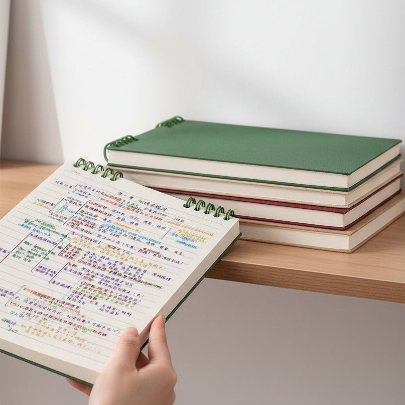 A4 Landscape Loose Leaf Spiral Notebook