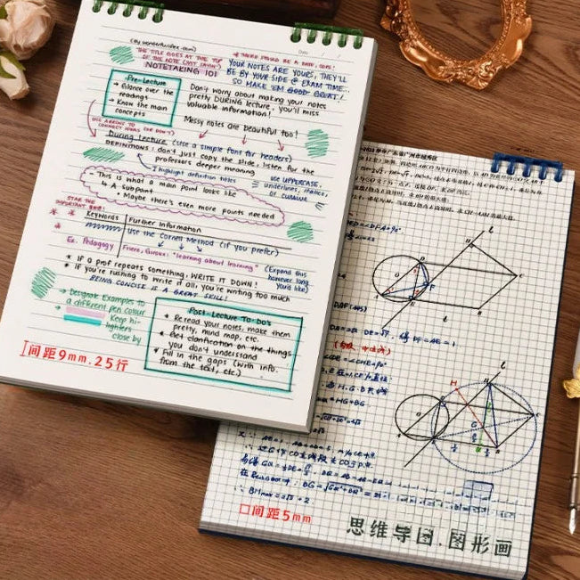 A4 Landscape Loose Leaf Spiral Notebook