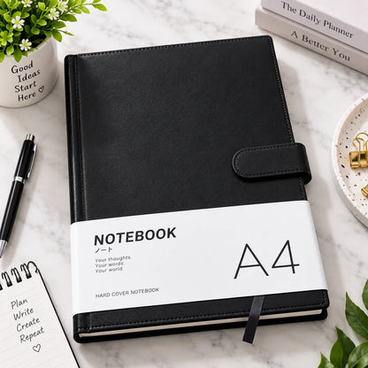 A4 Premium Lined Pages Leather Cover Journal