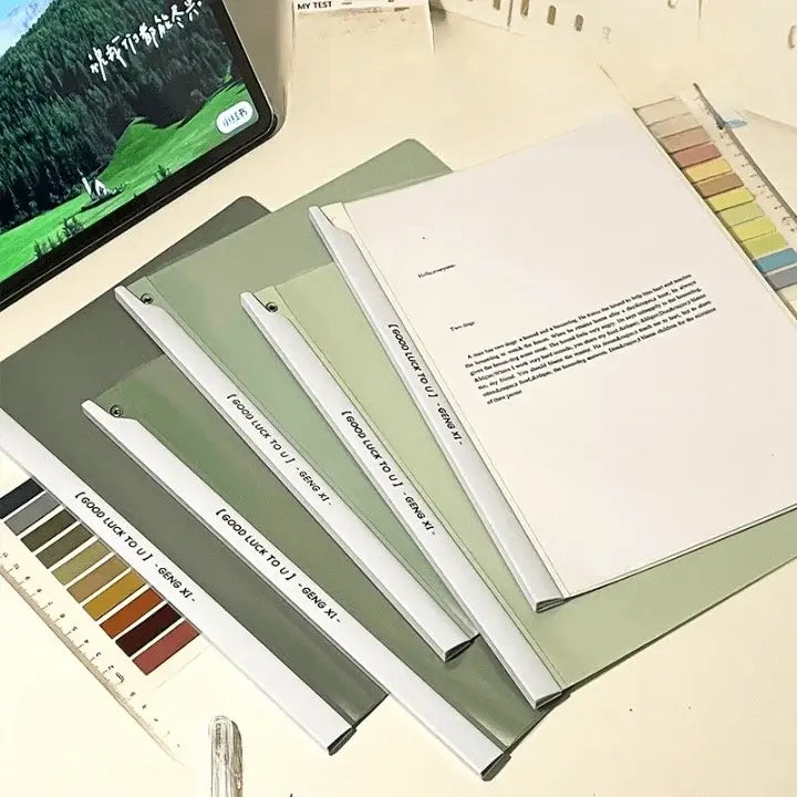 A4 Rotating Stick File Folder - Set of 5