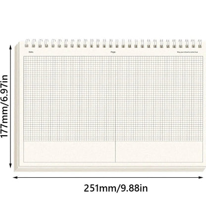 B5 Landscape Flip-up Coil Notebook