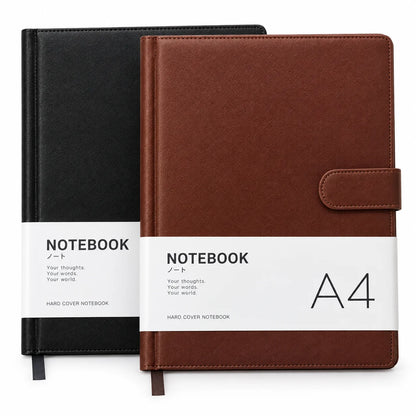 A4 Premium Lined Pages Leather Cover Journal