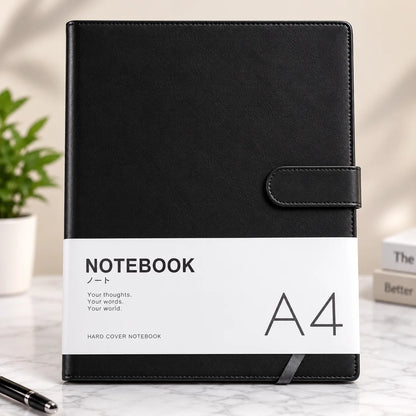 A4 Premium Lined Pages Leather Cover Journal