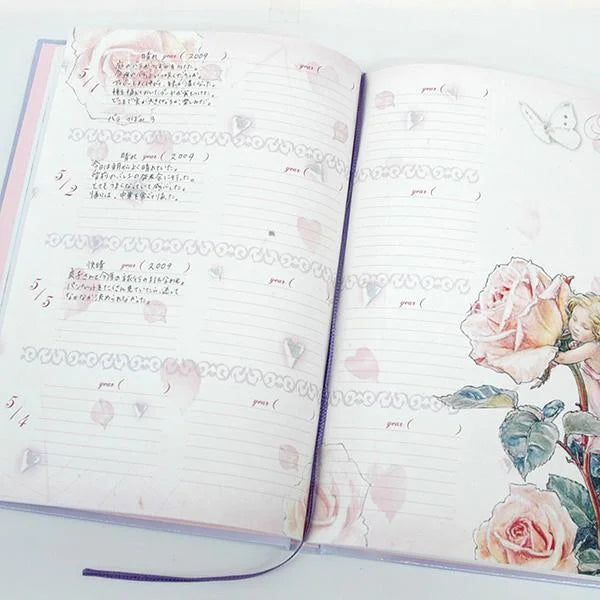 Flower Fairy Vintage Notebook Journal