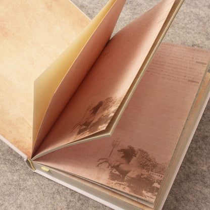 Peacock Gold Foiled Hardcover journal