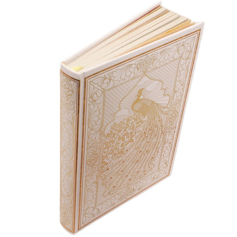 Peacock Gold Foiled Hardcover journal