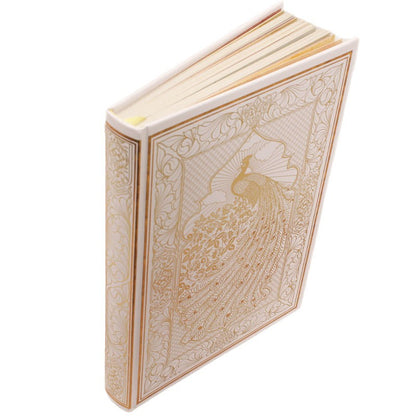 Peacock Gold Foiled Hardcover journal