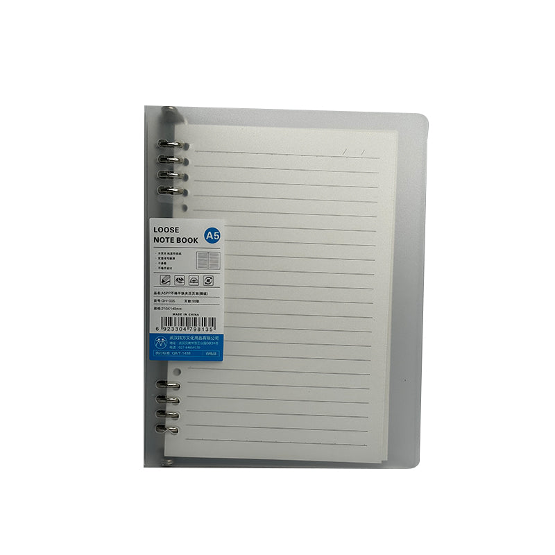 Translucent Shell Hand Binder Journal