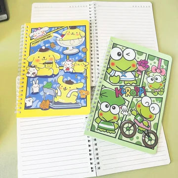 Soft Cover Sanrio Spiral Notebooks Set