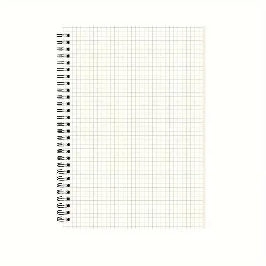 PP Transparent Cover Grid Notebook A5 Size