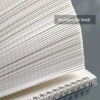 PP Transparent Cover Grid Notebook A5 Size