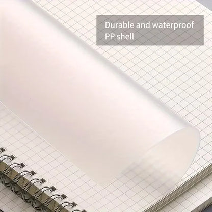 PP Transparent Cover Grid Notebook A5 Size