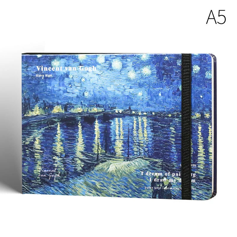 Vincent Van Gogh inspired Landscape Sketchbook