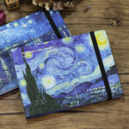 Vincent Van Gogh inspired Landscape Sketchbook