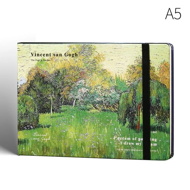 Vincent Van Gogh inspired Landscape Sketchbook