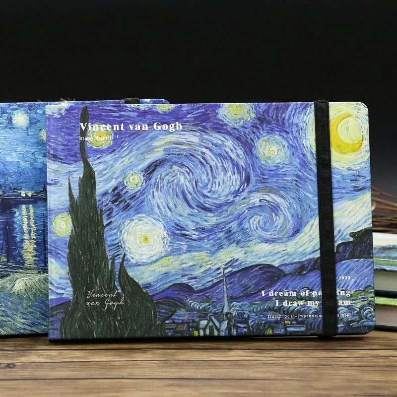 Vincent Van Gogh inspired Landscape Sketchbook