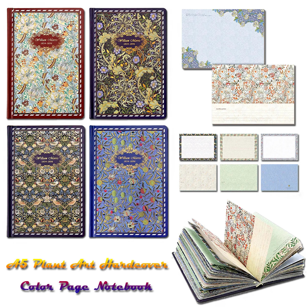 William Morris Hardcover Notebook Journal